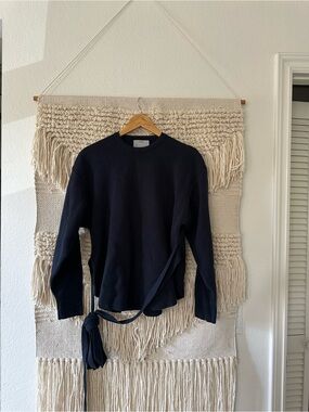 Modern Citizen Nara Tie-Front Knit Sweater